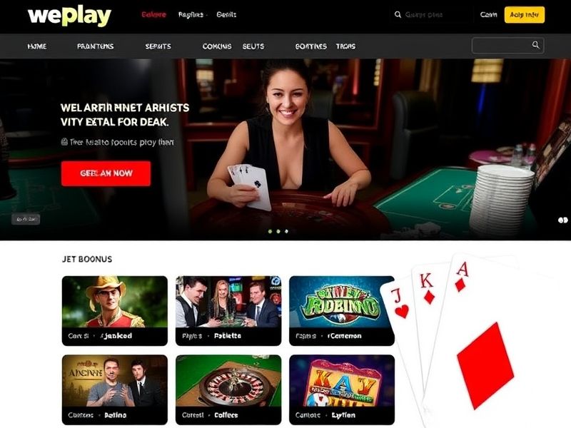 Discover the ultimate online gambling experience with WePlay. Play slots, poker, sports betting, and more. Enjoy real money games with top security.